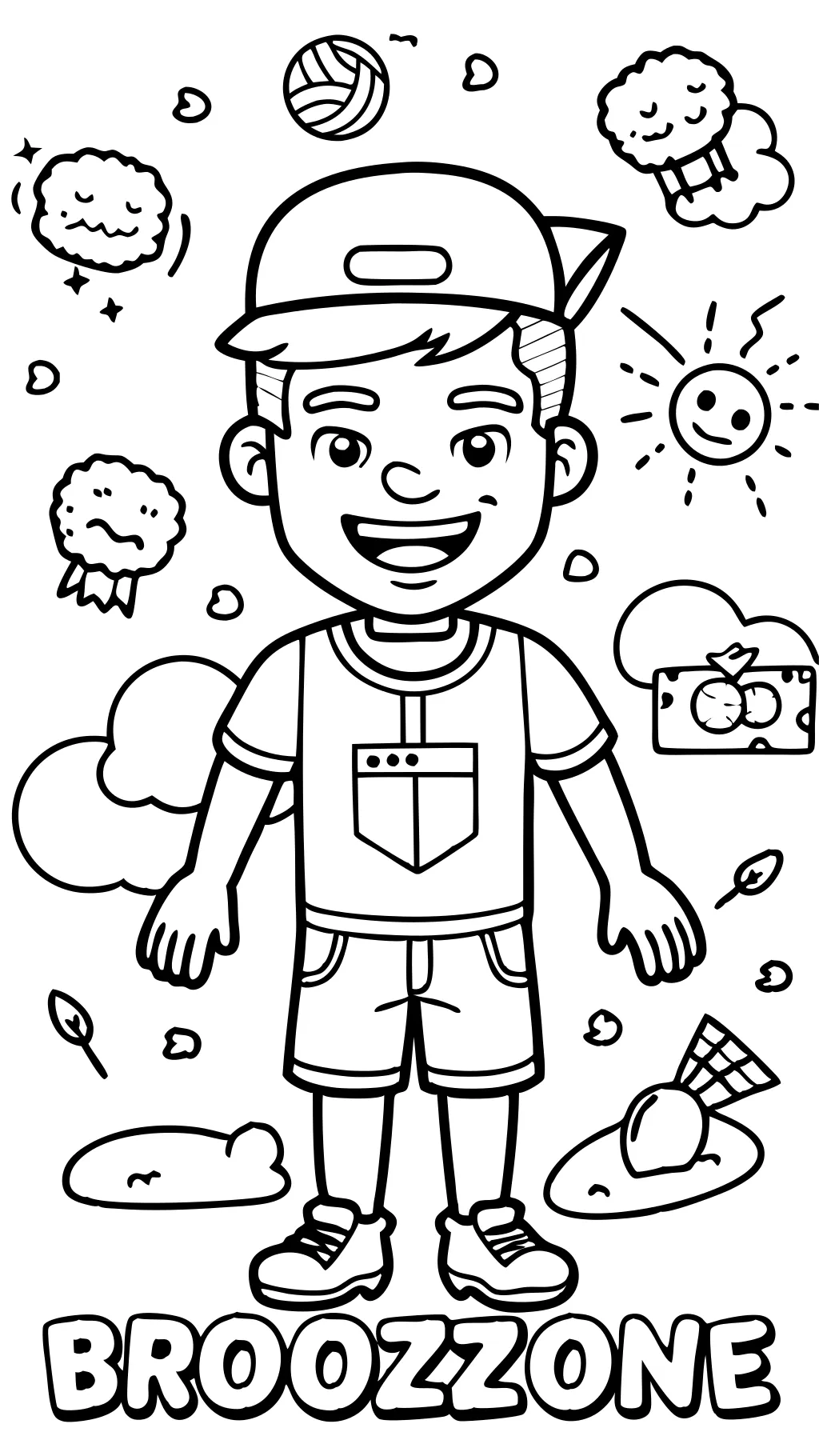 brozone coloring pages